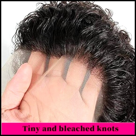 Stylish Curly Short Bob Wig Deep Wave Lace Front Glueless Human Hair main image 6